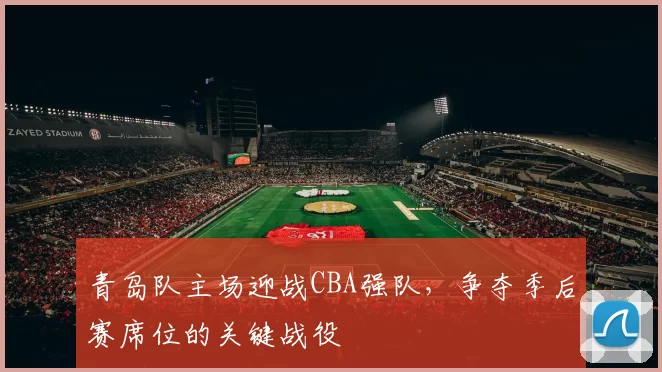 青岛队主场迎战CBA强队,争夺季后赛席位的关键战役