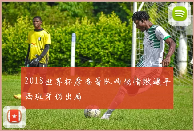 2018世界杯摩洛哥队两场惜败逼平西班牙仍出局