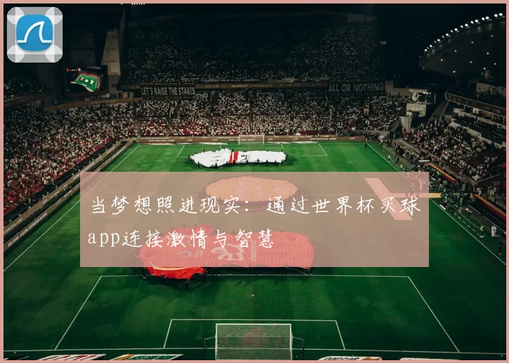 当梦想照进现实:通过世界杯买球app连接激情与智慧